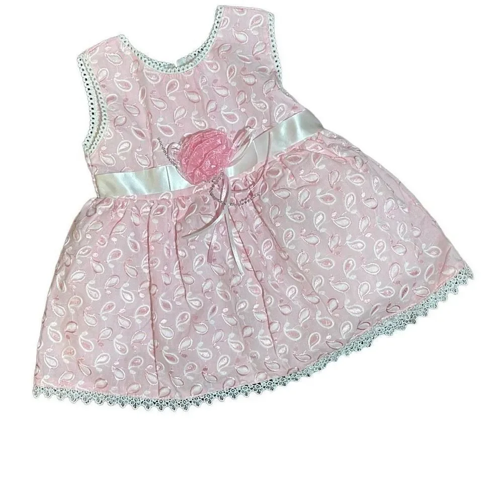 Infant‎ Girls Dress Bundle-Size 14 Blue/Pink/Peach